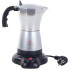 Elektriskā moka kafijas kanna, sudrabkrāsas, 6 tasītēm, 300 ml
