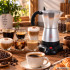 Elektriskā moka kafijas kanna, sudrabkrāsas, 6 tasītēm, 300 ml