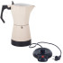 Elektriskā moka kanna kafijas pagatavošanai, smilškrāsas, 6 tasītēm, 300 ml