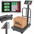 Elektroniskie noliktavas platformas svari ar atbalstu un LCD displeju, 300kg