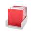 Biroja dokumentu un mapju organizators, balts, 44 × 30 × 13 cm
