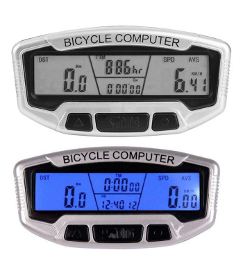 Ūdensizturīgs velosipēda dators ar LCD displeju, 28 funkcijas