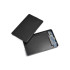 Melns ārējais sata hdd un ssd diska korpuss ar usb 3.0, 2,5"