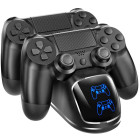 Uzlādes dokstacija divām spēļu pultīm, PS4
