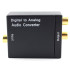 Optiskais audio konverters Toslink SPDIF uz 2 × RCA cinch