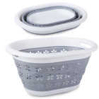 Saliekama plastmasas un silikona bļoda veļai, 25 l