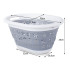 Saliekama plastmasas un silikona bļoda veļai, 25 l