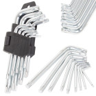 Torx atslēgu komplekts, 9 gab., 1,5–10 mm