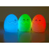 Bērnu LED naktslampiņa, silikona ola ar RGB apgaismojumu un skārienvadību, USB, 12,5 × 9,5 × 9 cm