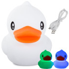 Bērnu LED naktslampiņa – mīksts silikona pīlēns ar RGB apgaismojumu, skārienvadību un USB, 13,5 × 12 × 11 cm