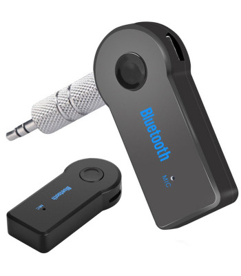 Bluetooth audio uztvērējs un aux minijack adapters