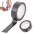 Melna ūdensizturīga PVC izolācijas lente, 17 mm, 9 m