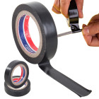 Melna ūdensizturīga PVC izolācijas lente, 17mm, 18m