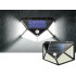 Saules lampa ar kustības un krēslas sensoru, 100 LED