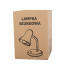 Regulējama galda lampa mācībām un lasīšanai, melna