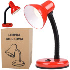 Regulējama sarkana galda lampa mācībām, lasīšanai un nakts apgaismojumam – 12254_CZE