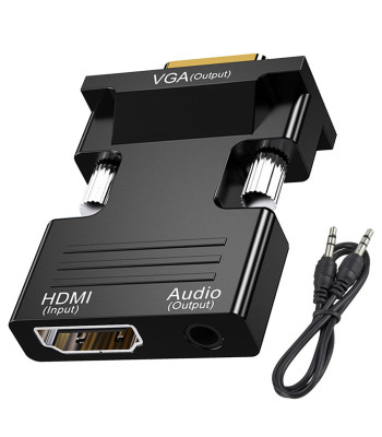 HDMI–VGA (D-Sub) video un audio pārveidotājs, 06253