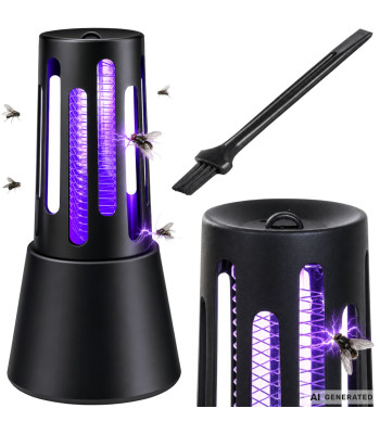 UV lampa kukaiņiem, odiem un mušām ar USB un tīrīšanas birstīti, 5 W, 19 cm