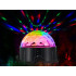 Diskotēkas projektors – disko bumba ar RGB LED reflektoru
