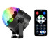 Diskotēkas projektors – disko bumba ar RGB LED reflektoru