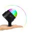 Diskotēkas projektors – disko bumba ar RGB LED reflektoru