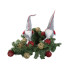 Ziemassvētku rūķis ar lokāmu cepuri, pelēks – 26010_SZ, 50cm × 15cm