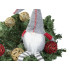 Ziemassvētku rūķis ar lokāmu cepuri, pelēks – 26010_SZ, 50cm × 15cm