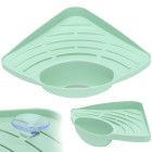 Stūra virtuves izlietnes organizators ar noteces paliktni, 20 × 27 × 19 cm