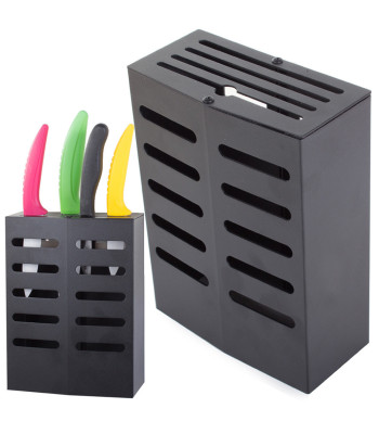 Sienas nažu organizators, melns, 20 × 15 × 7,5 cm