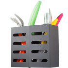 Pie sienas stiprināms virtuves galda piederumu organizators un žāvētājs, 15 × 7 × 13,5 cm