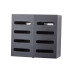 Pie sienas stiprināms virtuves galda piederumu organizators un žāvētājs, 15 × 7 × 13,5 cm