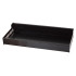 Pie sienas stiprināms virtuves plaukts garšvielām, alumīnija, melns, 30cm × 13cm × 5,5cm