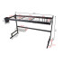 Trauku žāvēšanas statīvs virs izlietnes ar piederumu organizatoru, loft stilā, 85 × 32,5 × 52 cm