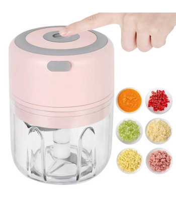 Elektriskais dārzeņu smalcinātājs ar USB uzlādi, 250 ml, 24330