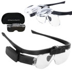 Palielināmās brilles ar led apgaismojumu un futrāli, 1,5x, 2x, 2,5x, 3,5x, 4,0x, 4,5x