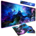 Spēļu peles paliktnis ar led rgb apgaismojumu, XXL, 90 x 40 cm