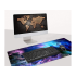 Spēļu peles paliktnis ar led rgb apgaismojumu, XXL, 90 x 40 cm