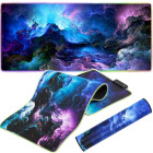 Spēļu peles paliktnis ar led rgb apgaismojumu, 06268, 80cm x 30cm x 0,3cm