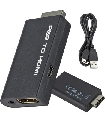 HDMI video un audio adapteris spēļu konsolei PS2