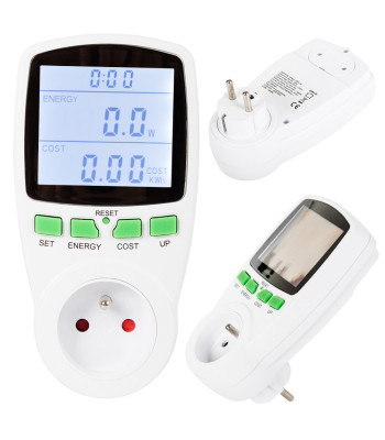 Elektrības patēriņa mērītājs ar LED displeju