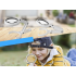 Saliekama juveliera lupa ar LED apgaismojumu un USB, 5x, 11x, 8 LED