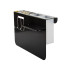 Melns sienas virtuves nažu organizators ar traukiem, 30 × 19 × 6 cm