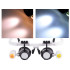Precīza galvas lupa servisa darbiem ar 2 LED, 25x