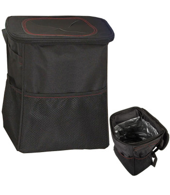 Automašīnas pelnu trauks, mini atkritumu tvertne un organizators, 26cm x 23cm x 16cm