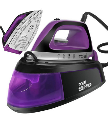 TOBI tvaika gludeklis ar tvaika ģeneratoru un keramisko pārklājumu – Steam Surge PRO, 2400w