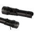 Bailong® taktiskais militārais led lukturis ar regulējamu gaismas kūli un ārējā akumulatora funkciju, CREE XHP160, P717