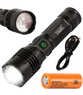 Taktiskais LED lukturis ar CREE PM10-TG tālummaiņu un Power Bank funkciju, Bailong, M1682