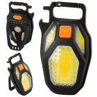 LED COB lukturītis-atslēgu piekariņš ar pudeļu attaisāmo, magnētu un USB uzlādi, 8,5 × 5 cm