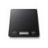 Elektroniskie virtuves svari ar LCD displeju, plakani, ar stikla virsmu — 5 kg/1 g