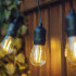 Dārza LED gaismas virtene ar E27 cokolu, IP44, 15 LED, 15 m